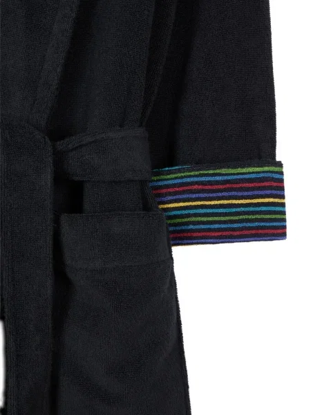 Halat Paul Smith cu broderie cu model zebră negru