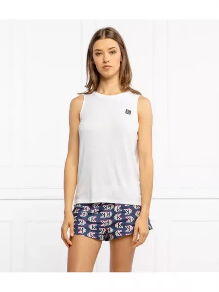 DKNY SLEEPWEAR Top de pijama alb