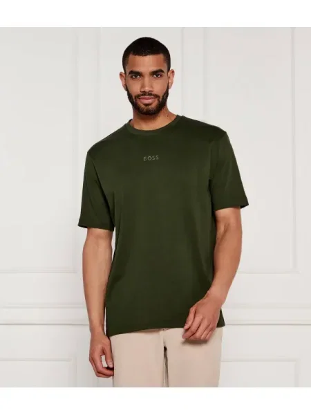 BOSS GREEN Tricou Tee 10 verde