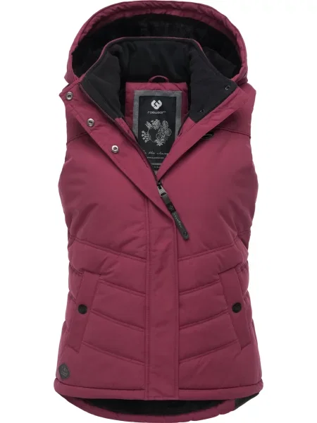 Ragwear Vestă Hesty roşu închis