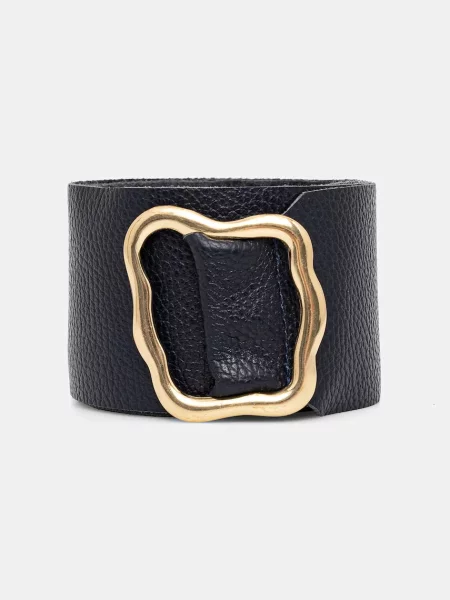 Kožni remen Answear Lab tamno plava