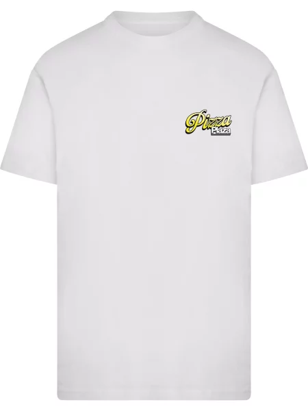 Mister Tee Tricou Pizza Plaza Luigi Maggiore portocaliu / roșu / roșu pepene alb