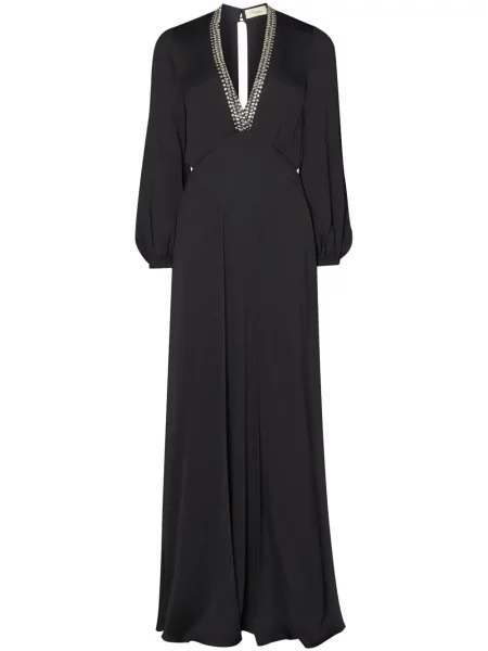 Rochie maxi Temperley London negru