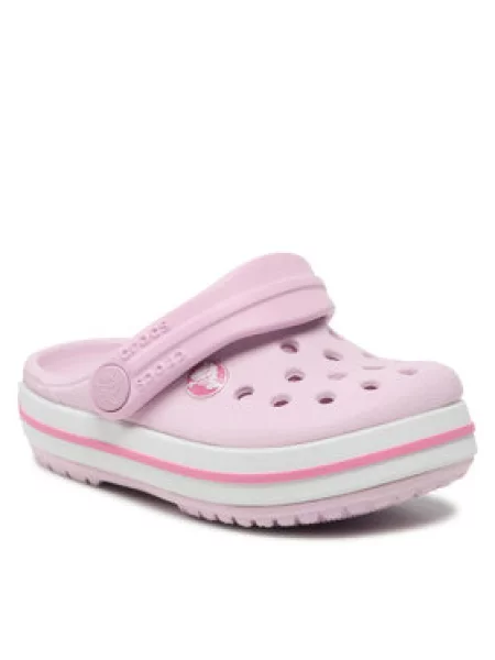 Dětské pantofle Crocs růžové