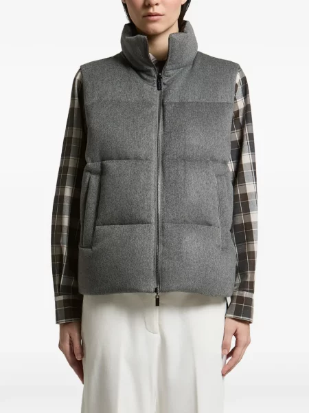 Reversibil vestă Peserico gri
