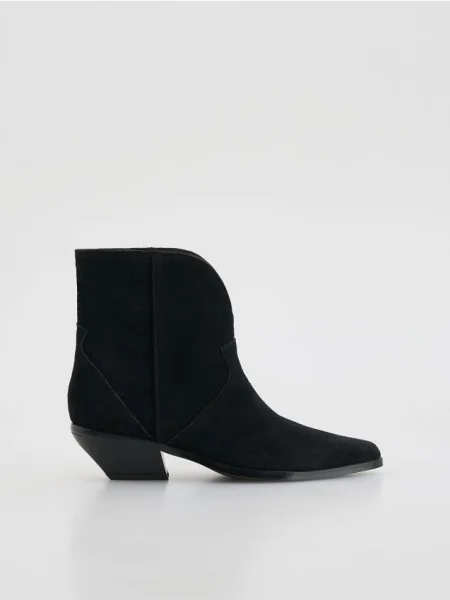 Reserved Замшеві черевики чорний