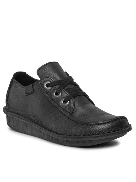 Félcipő Clarks fekete