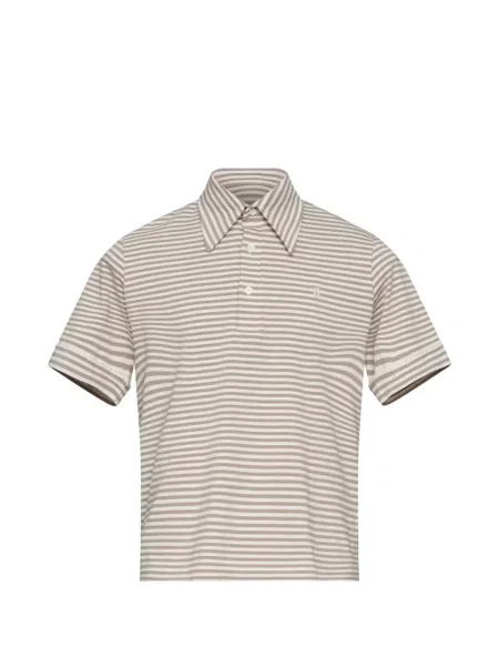 Tricou polo Mm6 Maison Margiela cu dungi