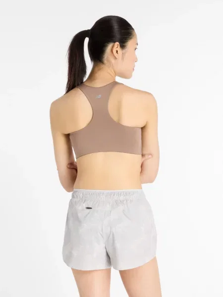 Спортивный топ New Balance коричневый