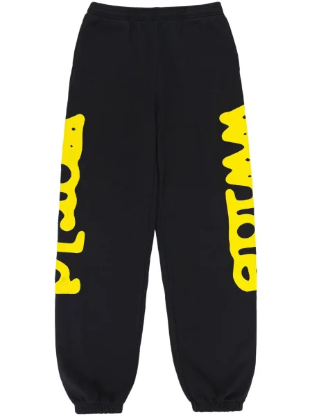 Pantaloni Sp5der alergare negru
