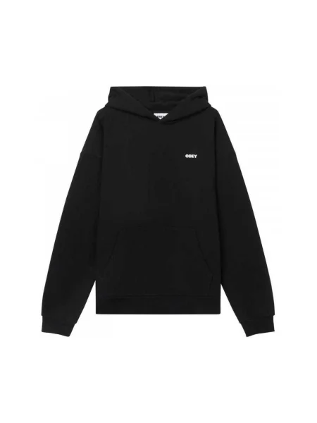 Geacă Obey cu glugă negru