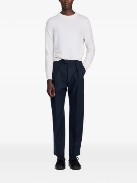 Pantaloni Sandro albastru