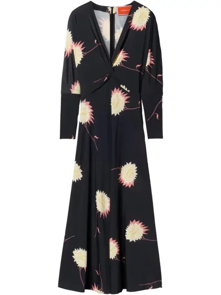 Rochie maxi La Doublej de costum negru