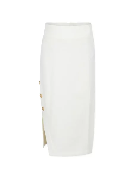 Spódnica maxi dziecięca Balmain biała