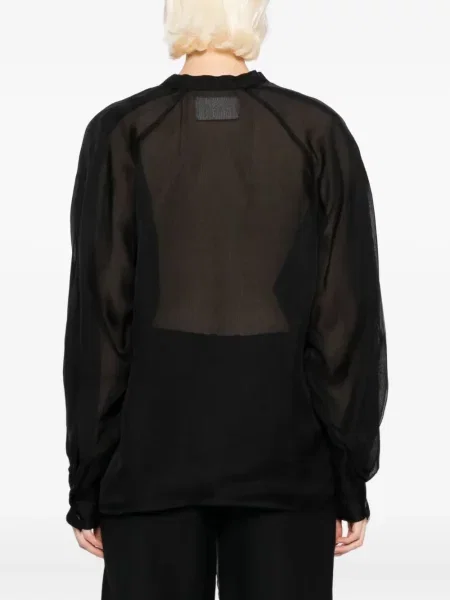 Cămașă Quetsche din tul negru