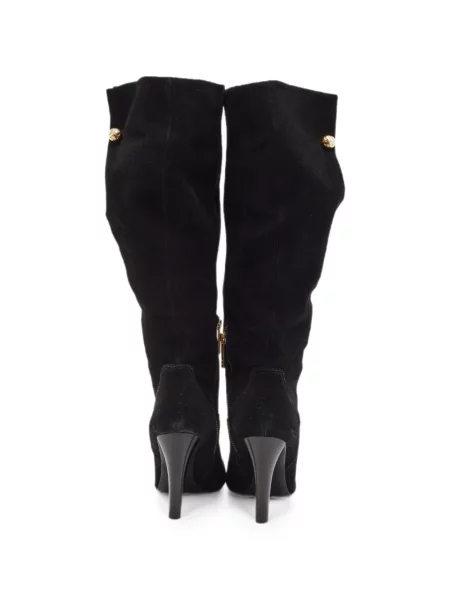 Cizme Tory Burch din piele de căprioară negru