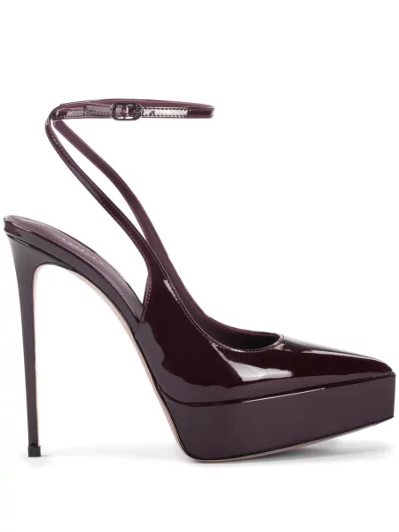 Pantofi cu toc Le Silla slingback roșu