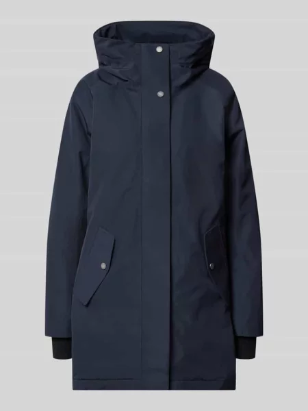 Parka w kroju regular fit z kapturem model Alana' Didriksons niebieska