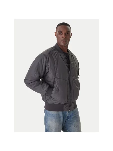 G-Star Raw Μπόμπερ μπουφάν Regular Fit γκρι