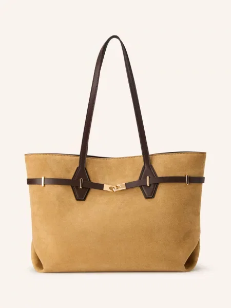 Shopper kabelka Charles & Keith hnědá