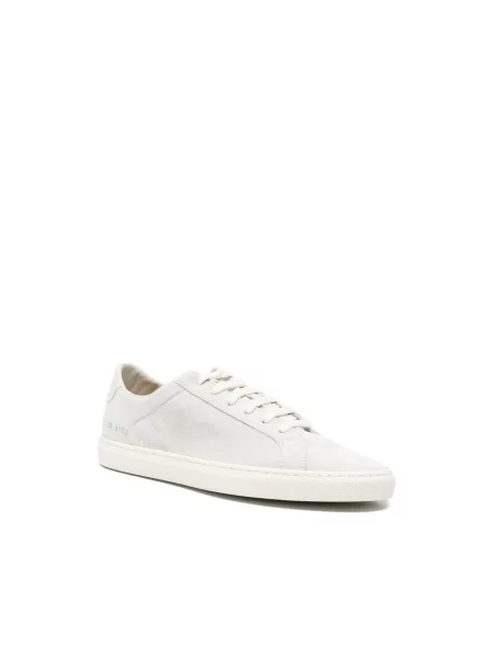 Sneakersy Common Projects sznurowane z okrągłym noskiem szare