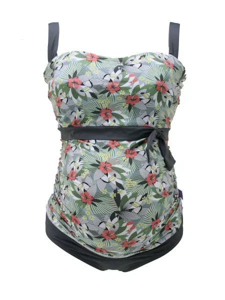 Petit amour Plavky ALENA tmavě / mix barev šedá