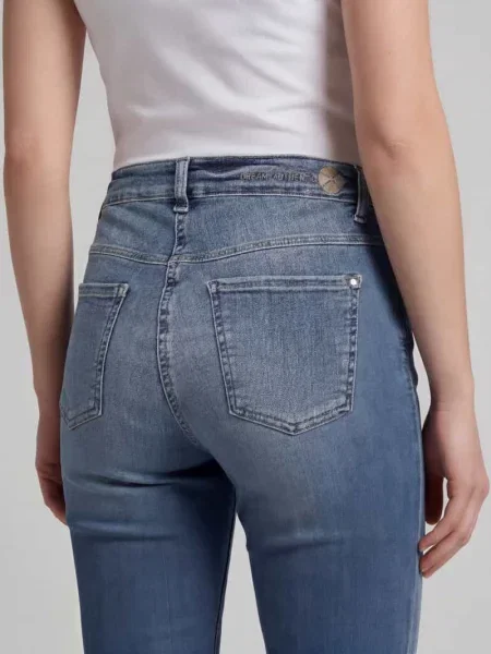 Jeansy Bootcut z mieszanki bawełny model DREAM BOOT' Mac niebieskie