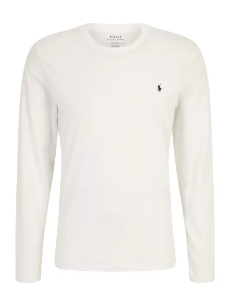 Polo majica Ralph Lauren z dolgimi rokavi bela