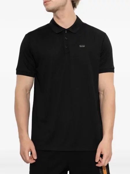 Polo Ea7 Emporio Armani με αυτόγραφο μαύρο