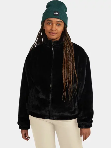 Sweter O'Neill FWC'Cruz Faux Fur czarny