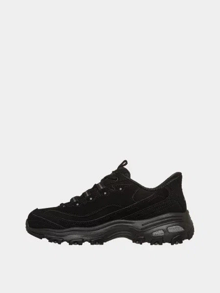 Кожаные кроссовки Skechers черные