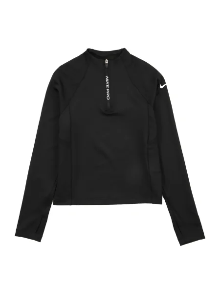 NIKE Tricou funcțional negru alb