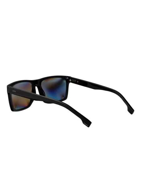 Ochelari de soare pătrați Boss negru