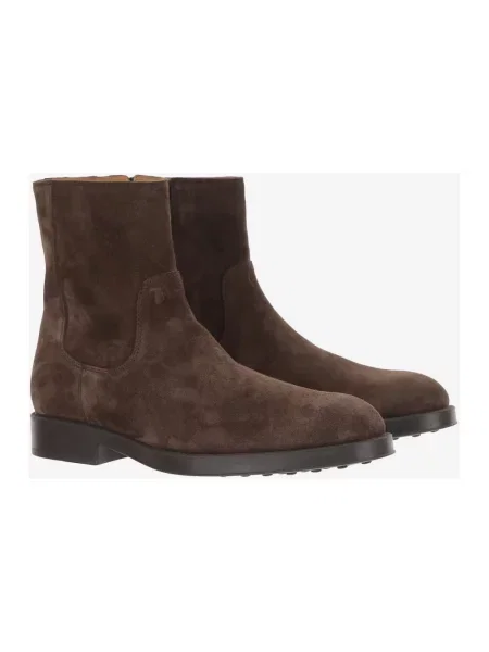 Botki Tod's zamszowe brązowe