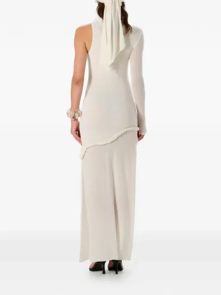Rochie maxi Manuri de costum alb