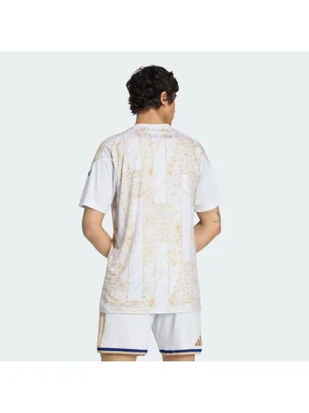 Podstawowa koszulka przedmeczowa Włochy 26 biała