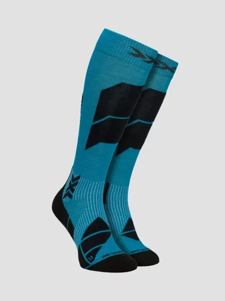 Skarpety narciarskie X-Socks Ski Perform Merino Otc eternal ice niebieskie