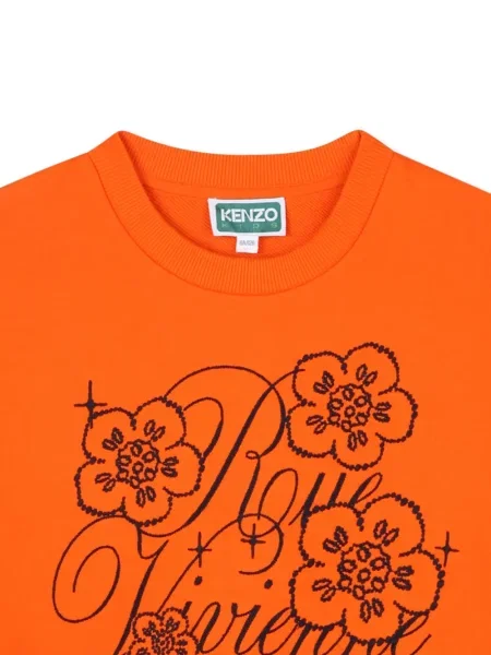 Bluza dziecięca Kenzo pomarańczowa