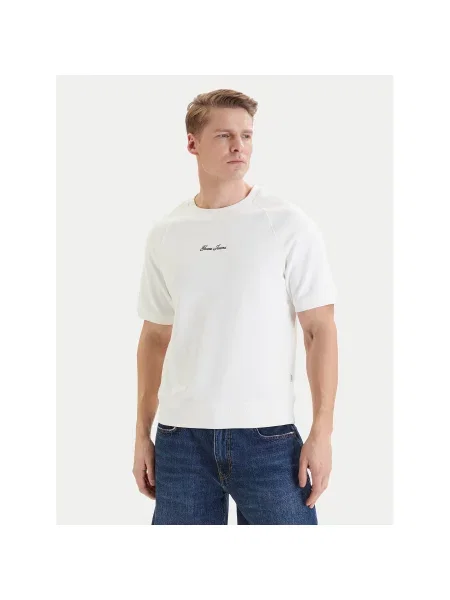 Guess Jeans T-Shirt Oversize λευκό