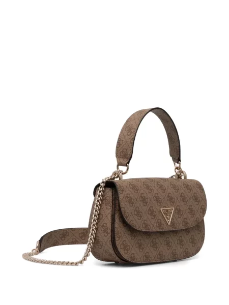 Τσάντα χειρός Guess καφέ