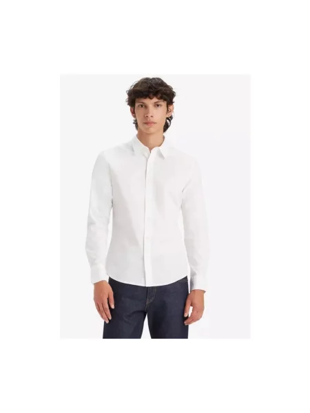 Levi's koszula slim z kołnierzykiem klasycznym biały