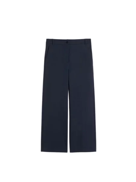 Weekend Max Mara Spodnie Kobieta L Weekend Trousers niebieski