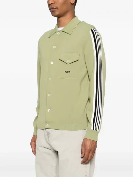 Pulover Autry cu dungi verde