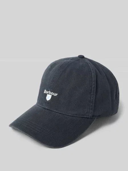 Czapka z daszkiem z czystej bawełny model ‘CASCADE’ Barbour granatowa