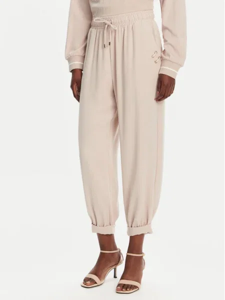 Liu Jo Sport Текстилни панталони бежов