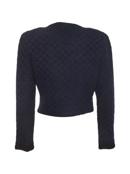 Decupat cardigan Self-portrait albastru