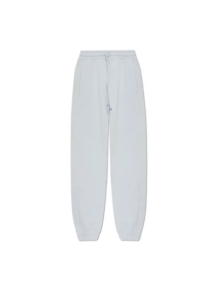 Haftowane spodnie dresowe Dolce And Gabbana niebieskie
