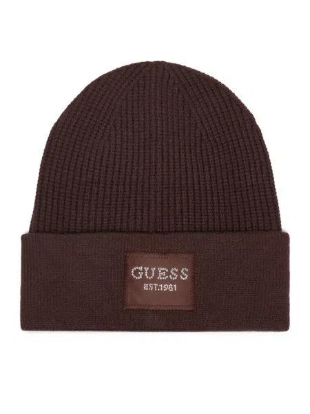 Czapka Guess brązowa