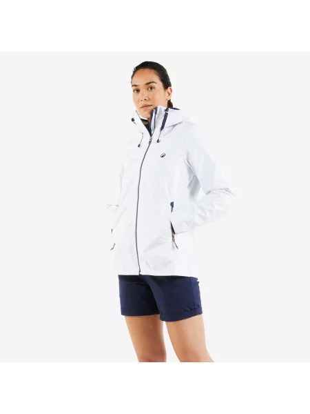 Kurtka żeglarska Decathlon Sailing biała