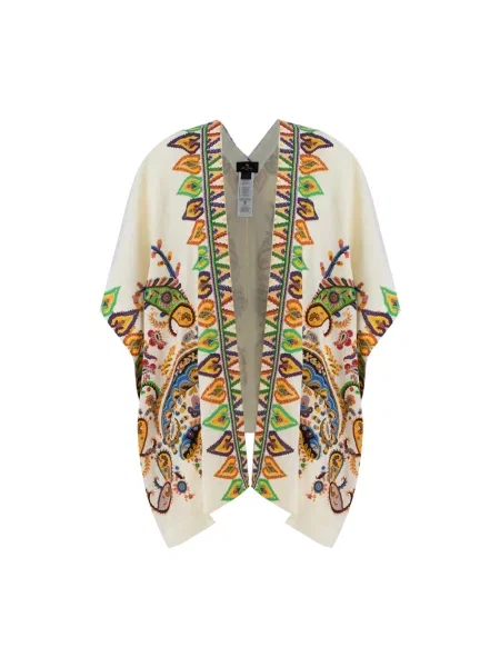 Kurtka koszulowa Etro z nadrukiem biała